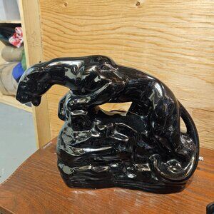 Vintage Black Panther TV Lamp